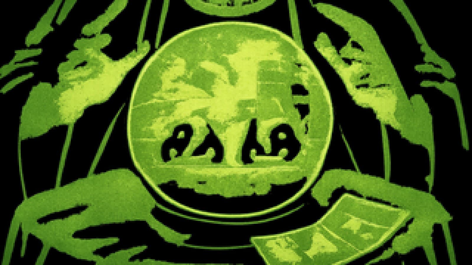 Crystal ball showing two small scooters facing off in exhaust smoke, surrounded by tarot cards.
