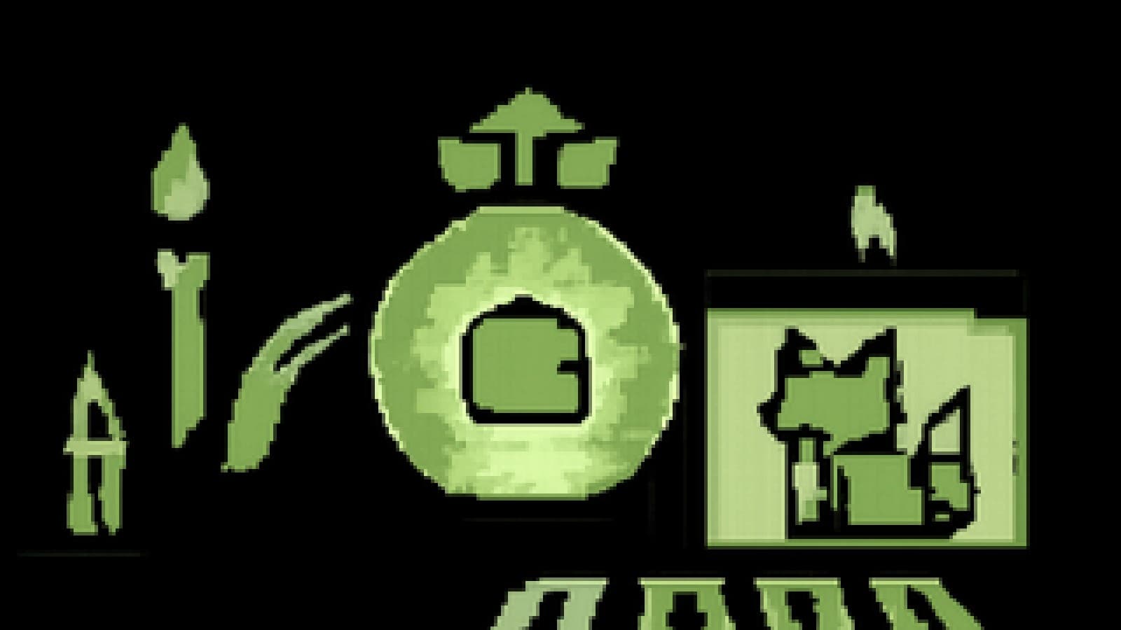 Pixel-art crystal ball showing a rising glowing wallet while a small fox sits inside a glass window on a fortune teller's table.
