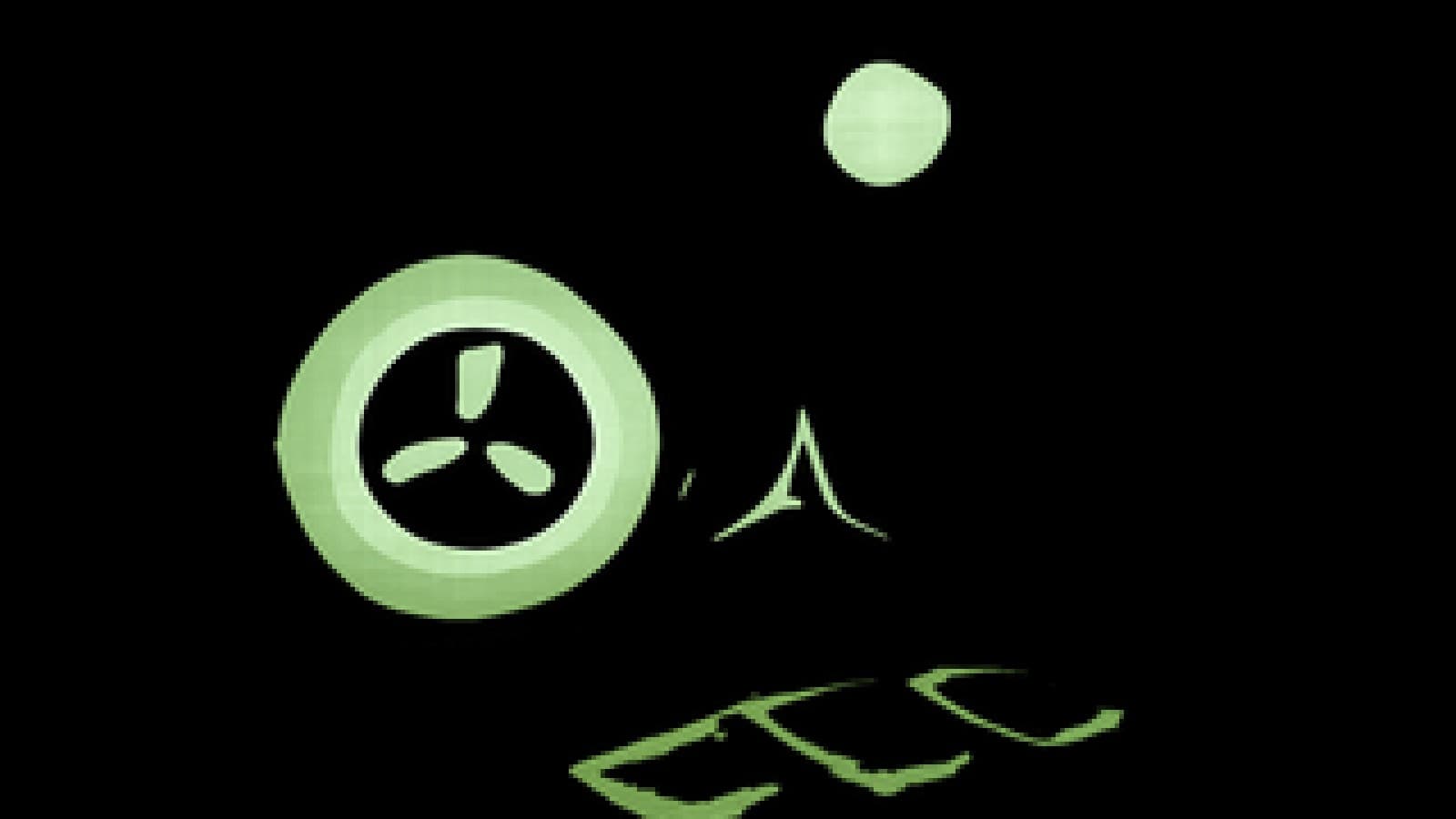 Pixel-art crystal ball with a bright propeller emblem and a dimmer star in purple smoke, tarot cards on the table and two sports cars outside